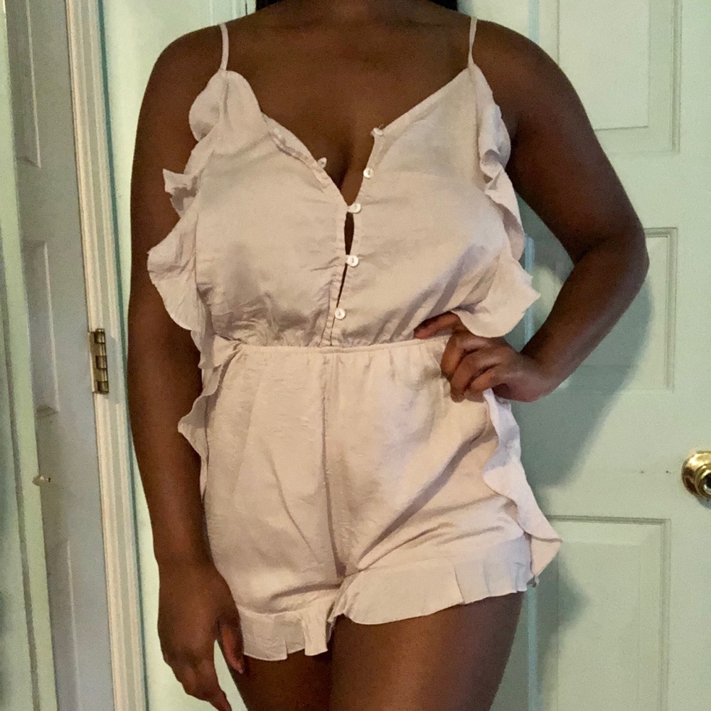 Charlotte Russe Blush Romper